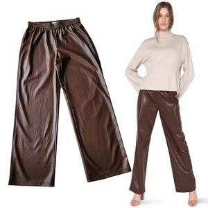 Black Tape Brown Wide Leg Pants